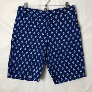 Alice Hope 10” Diamond Pattern Bermuda Shorts 10